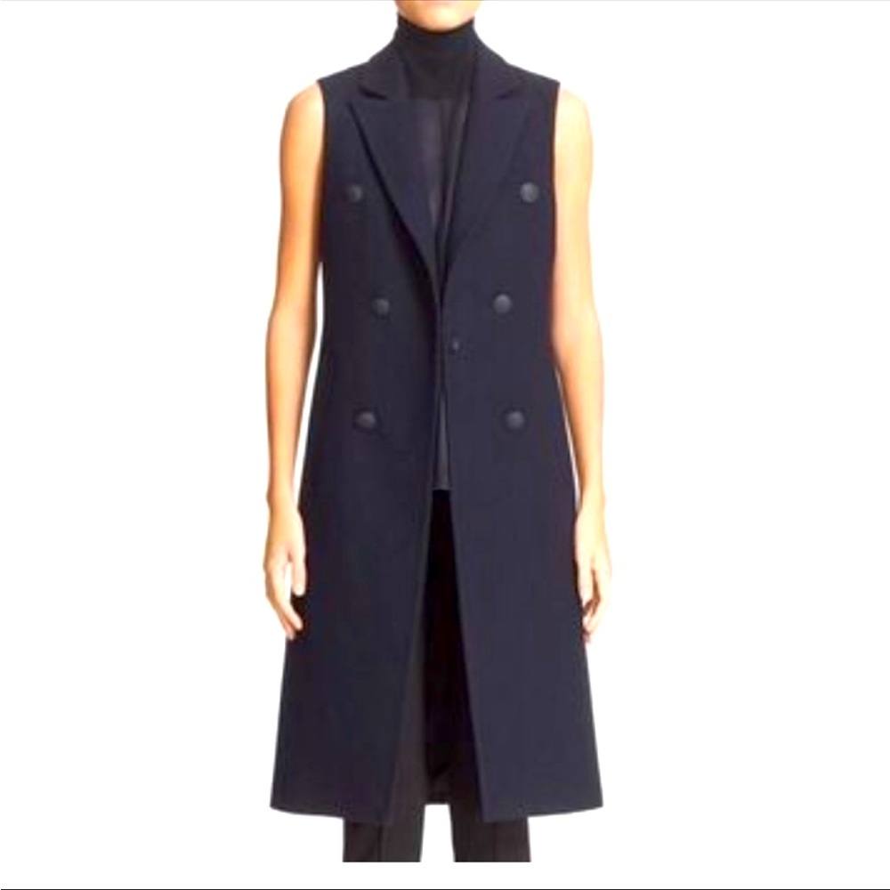 Rag & Bone sleeveless wool trench